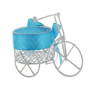 Fashionable Tricycle Design Candy Chocolate Storage Holder Metal Box Wedding Birthday Xmas Party Favor Supplies Kids Gift Blue