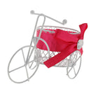 Fashionable Tricycle Design Candy Chocolate Storage Holder Metal Box Wedding Birthday Xmas Party Favor Supplies Kids Gift Rose Red