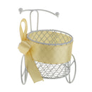 Fashionable Tricycle Design Candy Chocolate Storage Holder Metal Box Wedding Birthday Xmas Party Favor Supplies Kids Gift Gold