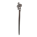 Classical Carved Ebony Wooden Hair Pin Stick Brief Wood Hair Accessory