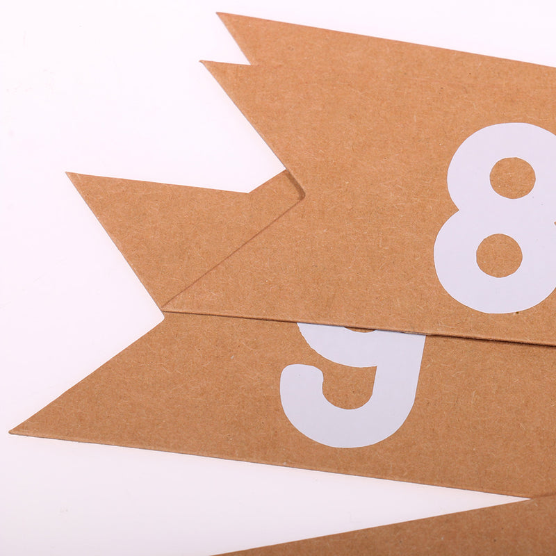 1-10 Numbers Place Cards Kraft Table Markers Wedding Home Party Supplier Pack of 10