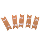 1-10 Numbers Place Cards Kraft Table Markers Wedding Home Party Supplier Pack of 10