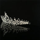 Bridal Wedding Accessories White Crystal Barrette Hair Hoop Hairpin Jewelry