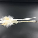 Diamante Feather 1920s Flapper Headpiece Headband Fancy Great Gatsby White