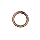 3Pcs/Lot Vintage Zinc Alloy Round Carabiner Spring Snap Clip Hook Keychain Hiking