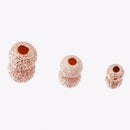 10Pcs 925 Rose Gold Lucky Loose Beads DIY Bracelet Jewelry Making Craft 5mm