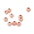 10Pcs 925 Rose Gold Lucky Loose Beads DIY Bracelet Jewelry Making Craft 5mm