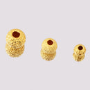 10Pcs 925 Gold Tone Lucky Loose Beads DIY Bracelet Jewelry Making Craft 3mm