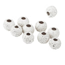 10Pcs 925 Silver Lucky Loose Beads DIY Bracelet Jewellery Making Craft 5mm