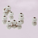 10Pcs 925 Silver Lucky Loose Beads DIY Bracelet Jewellery Making Craft 5mm