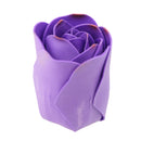 Paper Artificial Rose Valentine's Day Flowers Candy Wedding Gift Box Purple