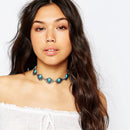 New Fashion Ethnic Style Bohemian Turquoise Beads Vintage Necklace Collar
