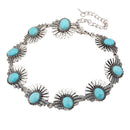 New Fashion Ethnic Style Bohemian Turquoise Beads Vintage Necklace Collar