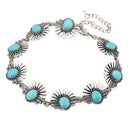 New Fashion Ethnic Style Bohemian Turquoise Beads Vintage Necklace Collar