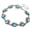 New Fashion Ethnic Style Bohemian Turquoise Beads Vintage Necklace Collar