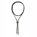 Punk Neck Strap Leather Wrap Choker Collar Rope Party Short Women Necklace