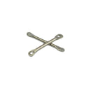 Wholesale 100pcs Metallic Bar Connector Silver Bail Jewelry Craft Findings