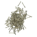 Wholesale 100pcs Metallic Bar Connector Silver Bail Jewelry Craft Findings