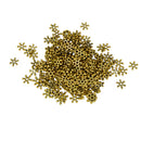 200pcs Vintage Gold Daisy Flower Flat Spacer Beads Jewelry Making Findings
