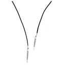 Fashion Korean Simple Style Matilayer PU Leather Rope Chain Choker Necklace