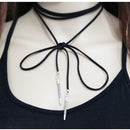 Fashion Korean Simple Style Matilayer PU Leather Rope Chain Choker Necklace
