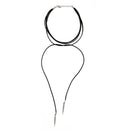 Fashion Korean Simple Style Matilayer PU Leather Rope Chain Choker Necklace
