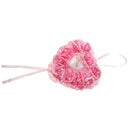 European Style Heart Shaped Flower Wedding Ring Pillow Wedding Supplies Pink