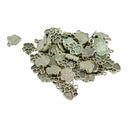 50pcs Tibetan Silver Cute Puppy Paw Print Charms Dangle Pendant DIY Craft