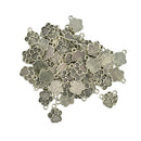 50pcs Tibetan Silver Cute Puppy Paw Print Charms Dangle Pendant DIY Craft