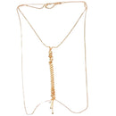 Backless Chain Tassel Waist Belt Body Necklace Chain Bikini Jewelry