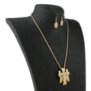 Abstract Jewelry Set Unique Knots Necklace Earrings for Banquet Accessories