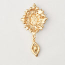 Women Jewelry Party Antique Green Crystal Clothing Accessories Brooch Pin