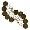 10pcs 20mm Blank Circle Bezel Cabochon Base DIY Hijab Brooch Safty Pins