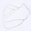 Fashion Design Sexy Lady Slender Link Chain Belly Body Chain Necklace