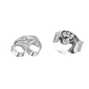 10pcs Sterling Silver Butterfly Backs Stopper For Stud Earring Findings 1
