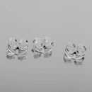 925 Sterling Silver Stud Earring Stopper Jewelry Findings Silver Pack Of 10PCS 2