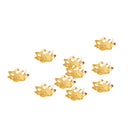 Flower Bead Caps Jewelry Findings Silver Pack Of 10PCS 6*6*0.2mm