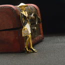 Cartoon Antique Gold Novelty Clothing Accessories Autumn Brooch Pin Jewelry