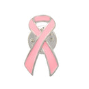 Pink Breast Cancer Awareness Charity Ribbon Clothing Accessory Brooch Pins