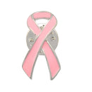 Pink Breast Cancer Awareness Charity Ribbon Clothing Accessory Brooch Pins