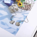 Women's Vintage Heart Love You Dangle Drop Earrings Jewelry Gift 1Pair
