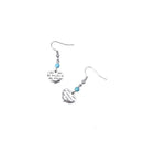 Women's Vintage Heart Love You Dangle Drop Earrings Jewelry Gift 1Pair