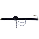 Women Gothic Victorian Vintage Black Velvet Chunky Choker Necklace