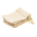 Linen Hessian Drawstring Gift Bags Pouch Xmas Wedding Favor Sacks 14x10cm Pack of 10
