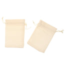 Linen Hessian Drawstring Gift Bags Pouch Xmas Wedding Favor Sacks 14x10cm Pack of 10