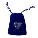 Magicdeal Velvet Drawstring Bags Pouch Wedding Party Favors Blue Pack Of 10PCS