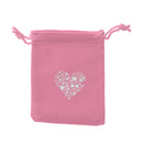 Magicdeal Velvet Drawstring Bags Pouch Wedding Party Favors Pink Pack Of 10PCS