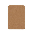 100pcs/lot Brown Paper Earring Display Tags Jewelry Package Hanging Cards