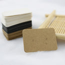 100pcs/lot Brown Paper Earring Display Tags Jewelry Package Hanging Cards