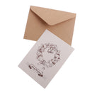 Set of 30pcs Christmas Garland Painted Greeting Card with Envelopes Wishing CardS